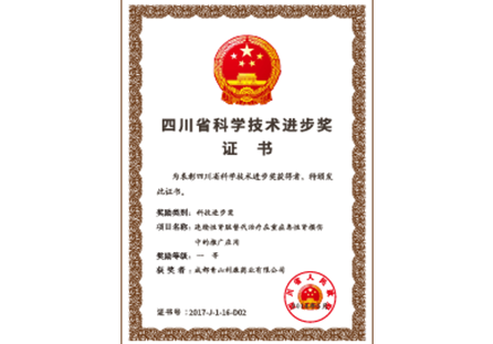 四川省科學技術進步獎